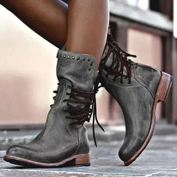 Maxine | Timeless Lace-Up Boots