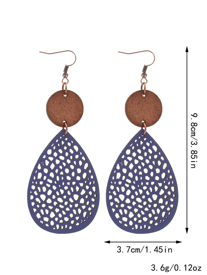 Petra | Vintage Teardrop Drop Earrings