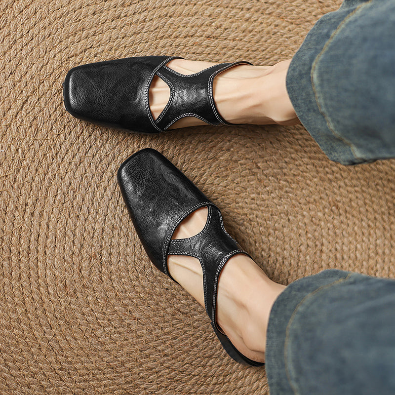 Wynne | Elegant Block-Heel Mules