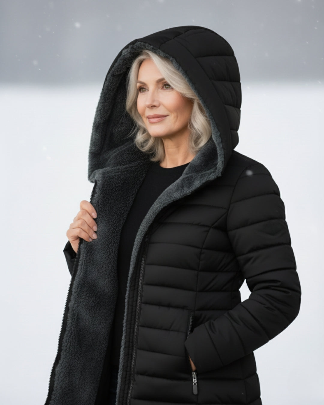 Rosalyn | Cosy Hooded Padded Coat