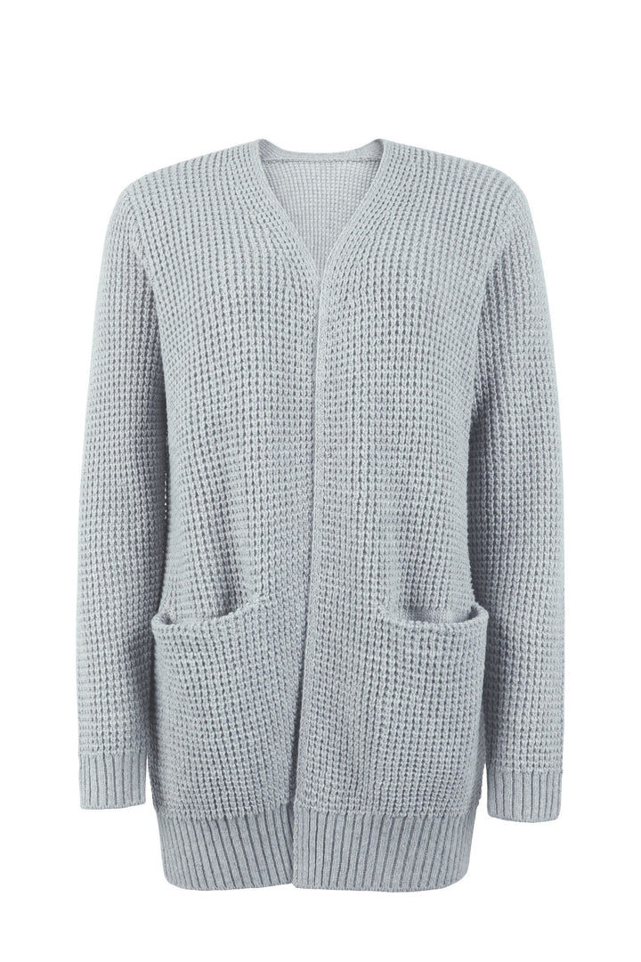 Patricia | Waffle-Knit Cardigan