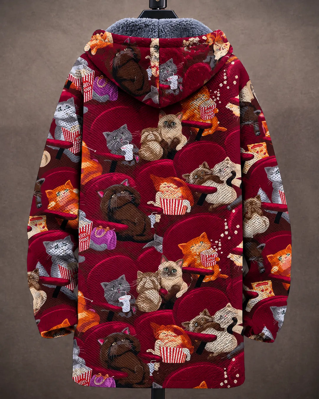 Jasper | Cosy Printed Hooded Jacket