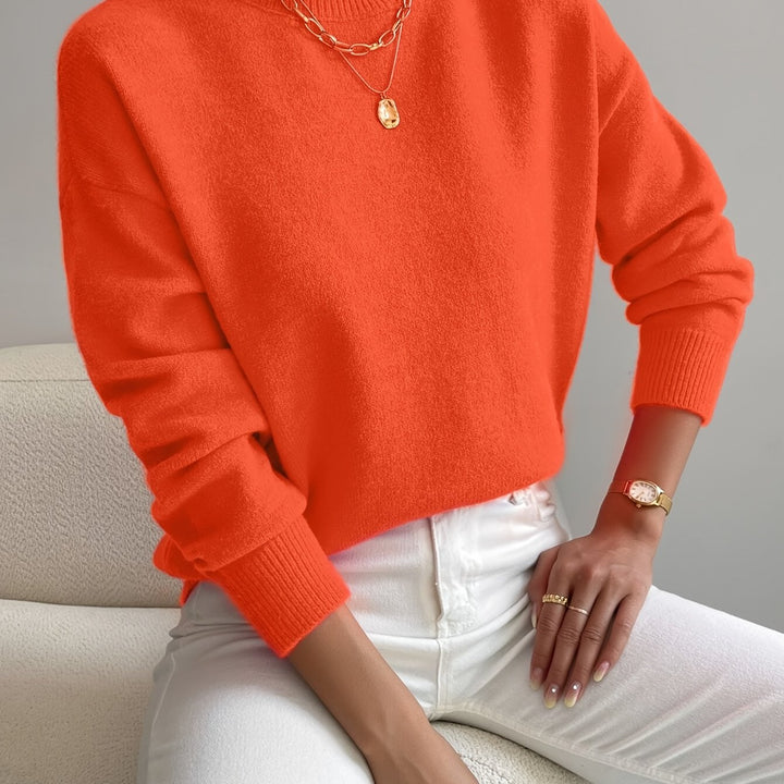 Sloane | Relaxed Mock Neck Jumper