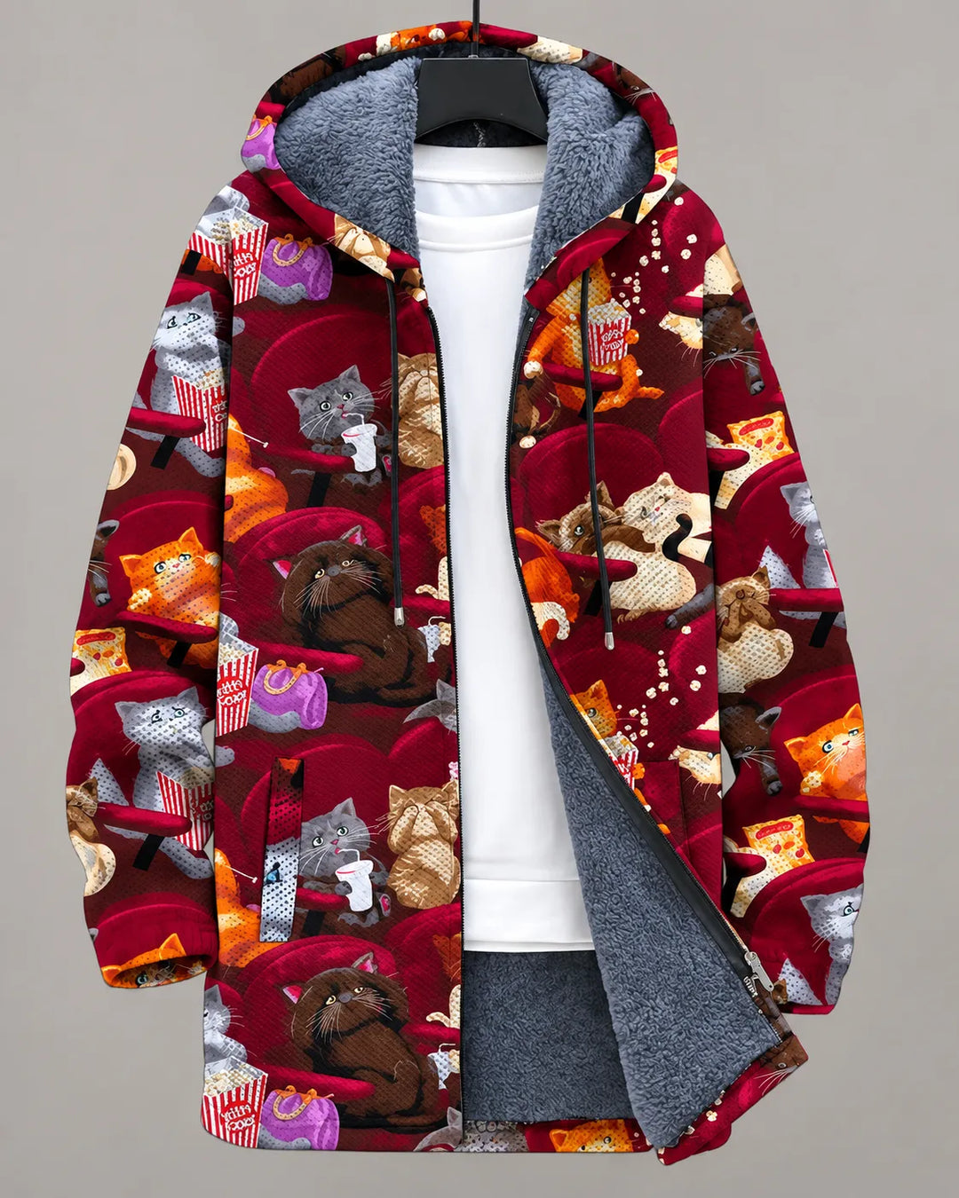 Malcolm | Heritage Art-Print Hooded Jacket