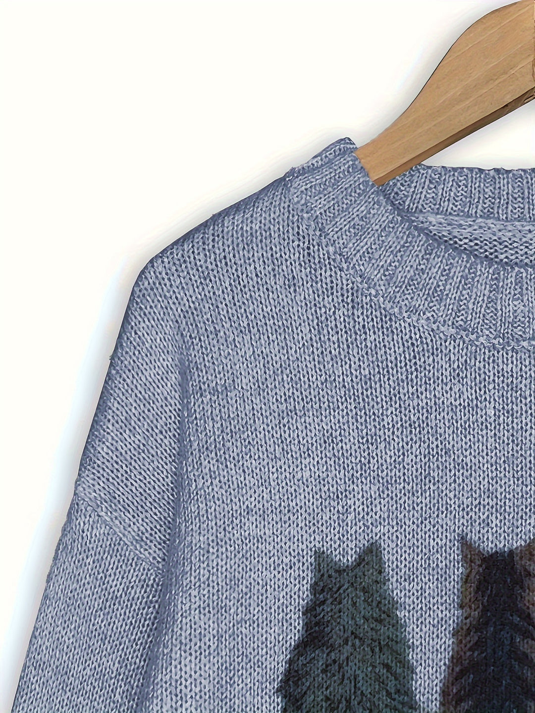 Winifred | Cosy Cat-Print Jumper