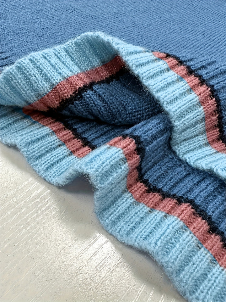 Marion | Colour-Block Long Sleeve Jumper