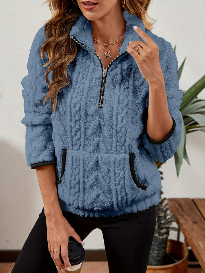 Juniper | Textured Half-Zip Pullover