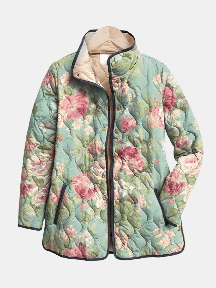 Patricia | Vintage Floral Quilted Jacket