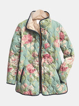Patricia | Vintage Floral Quilted Jacket