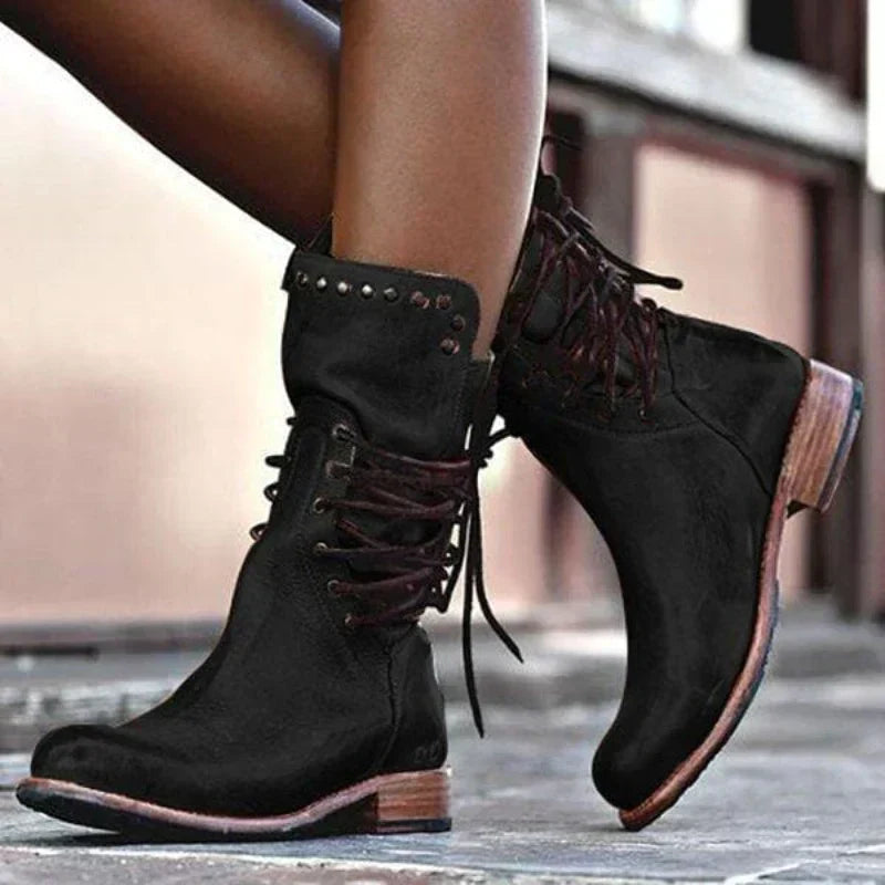 Maxine | Timeless Lace-Up Boots