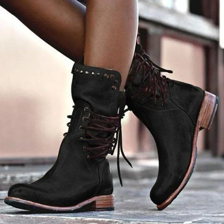 Maxine | Timeless Lace-Up Boots