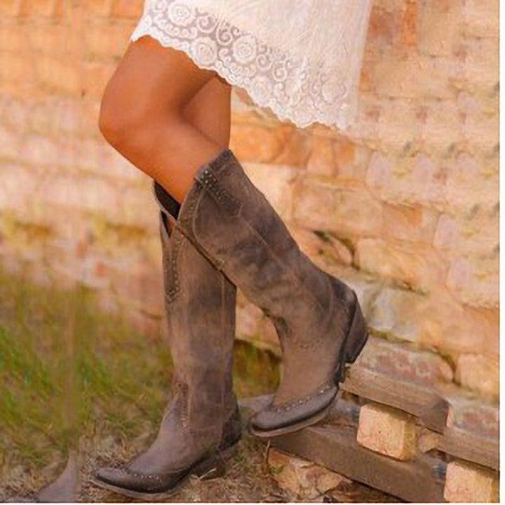 Rosaline | Western-Inspired Tall Boots