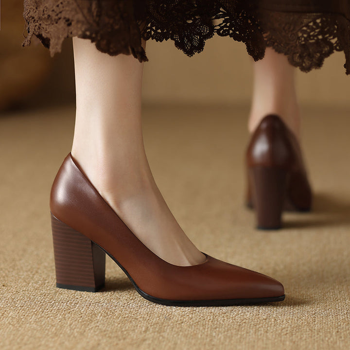 Vivienne | Timeless Block-Heel Pumps
