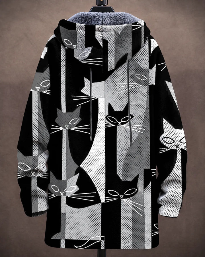 Nolan | Playful Print Hooded Jacket