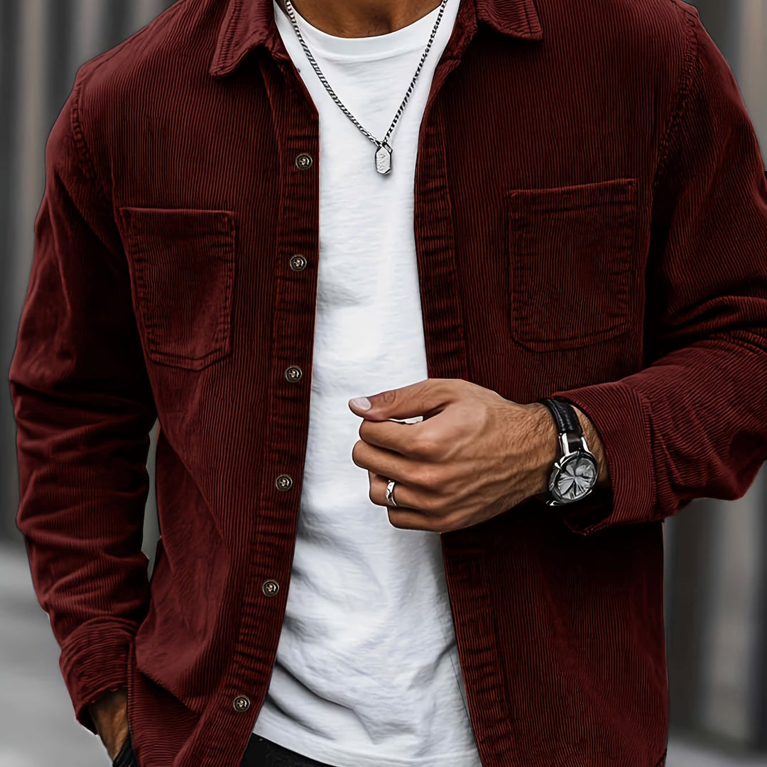 Dalton | Textured Ribbed Overshirt