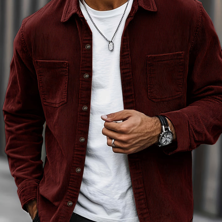Dalton | Textured Ribbed Overshirt