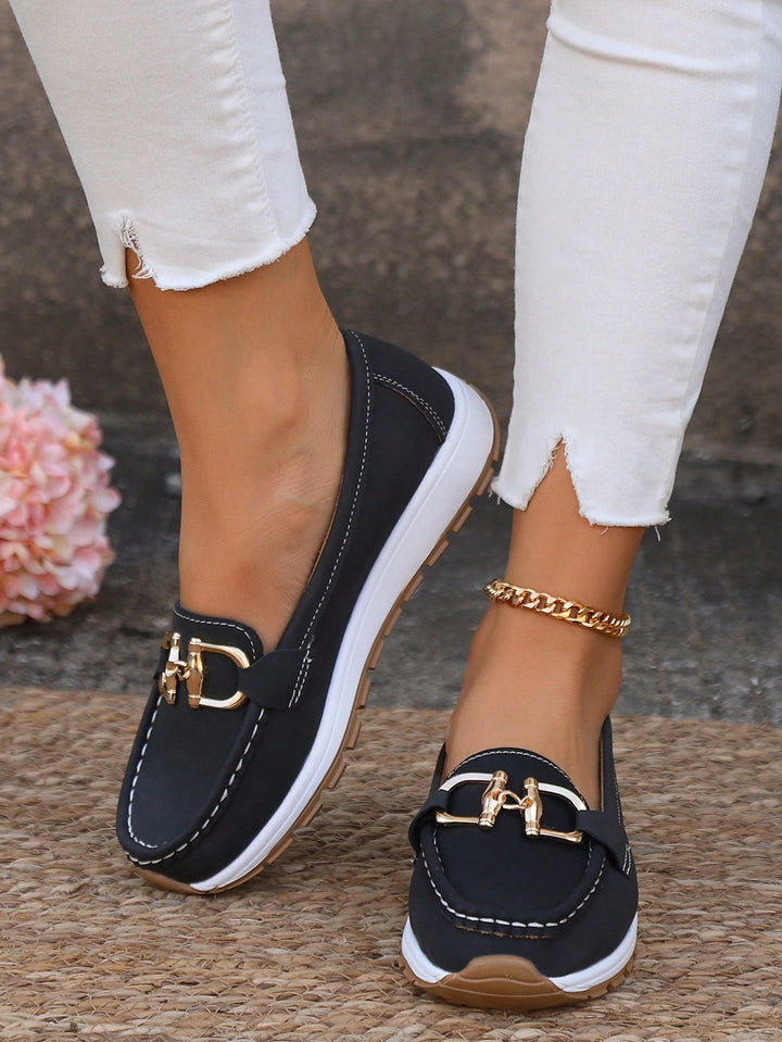 Thalia | Buckled Comfort Loafers