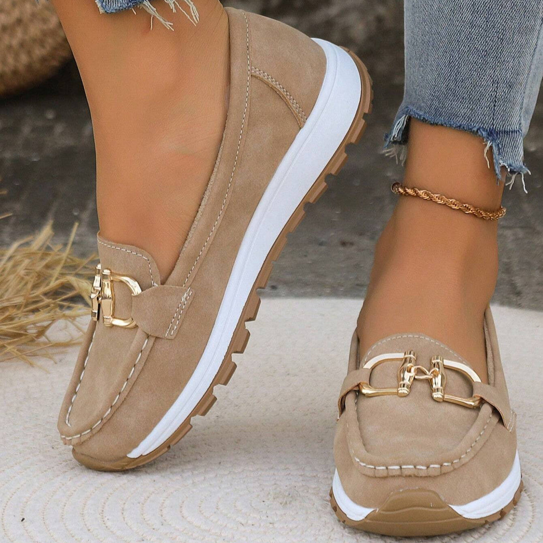 Thalia | Buckled Comfort Loafers