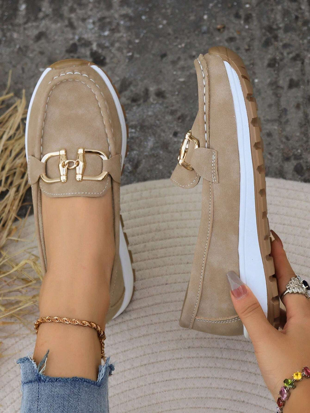 Marlow | Buckle-Detail Comfort Loafers