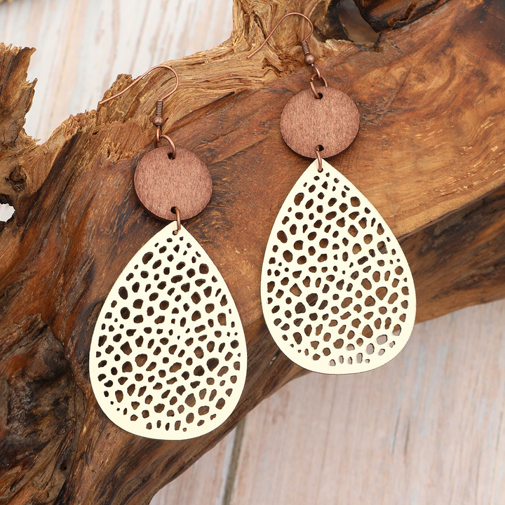 Petra | Vintage Teardrop Drop Earrings
