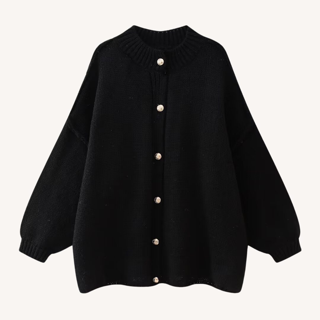 Lydia | Relaxed Button-Front Cardigan