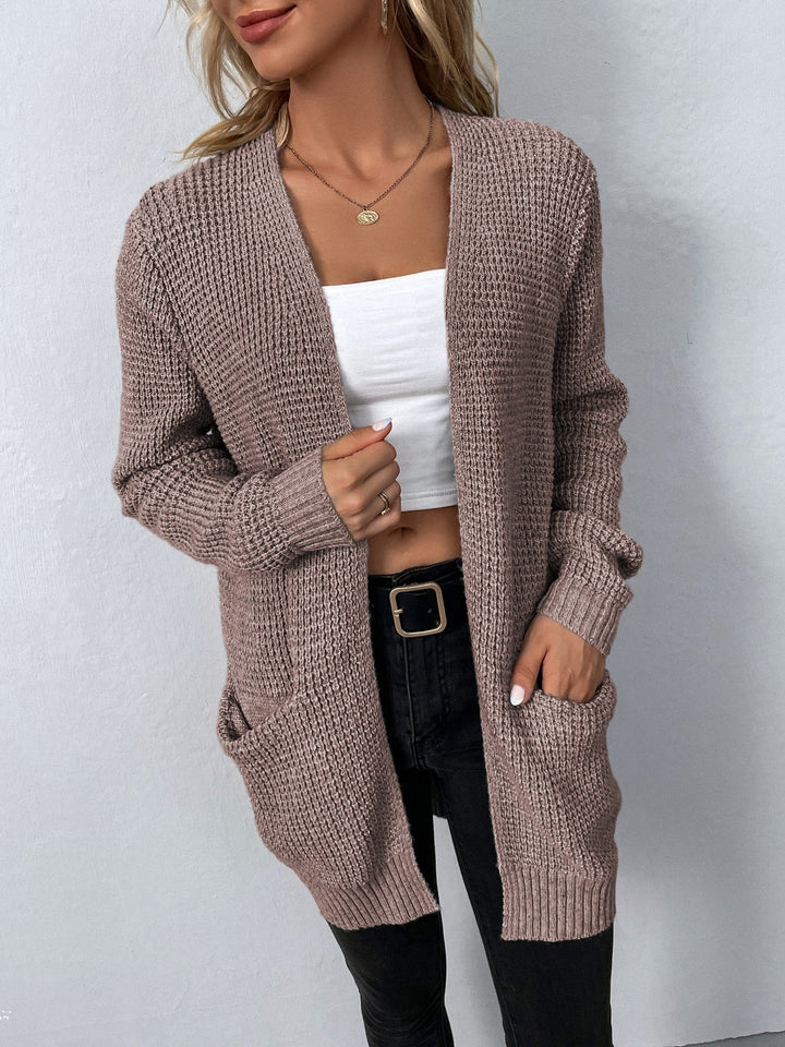 Patricia | Waffle-Knit Cardigan