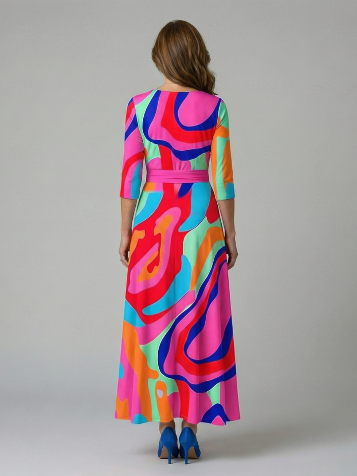Susanne | Floral Wrap Maxi Dress