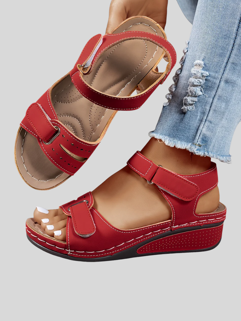 Maisie | Cushioned Wedge Sandals