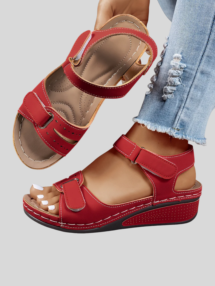 Maisie | Cushioned Wedge Sandals
