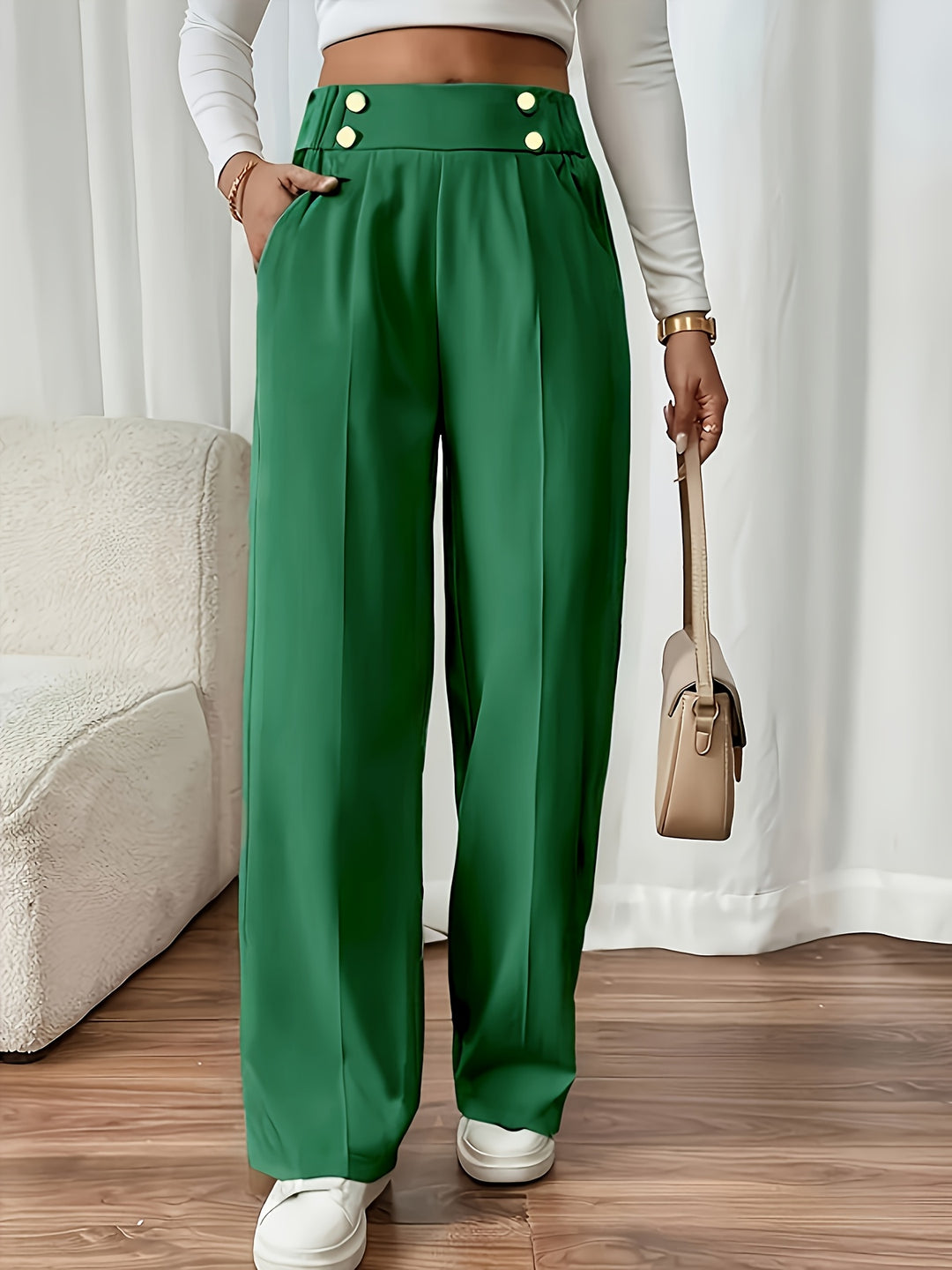 Amelia | Tailored Straight-Leg Trousers