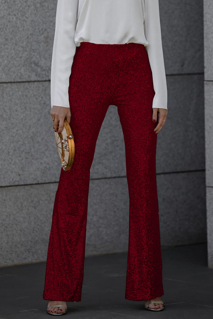 Selma | Shimmering Flared Trousers