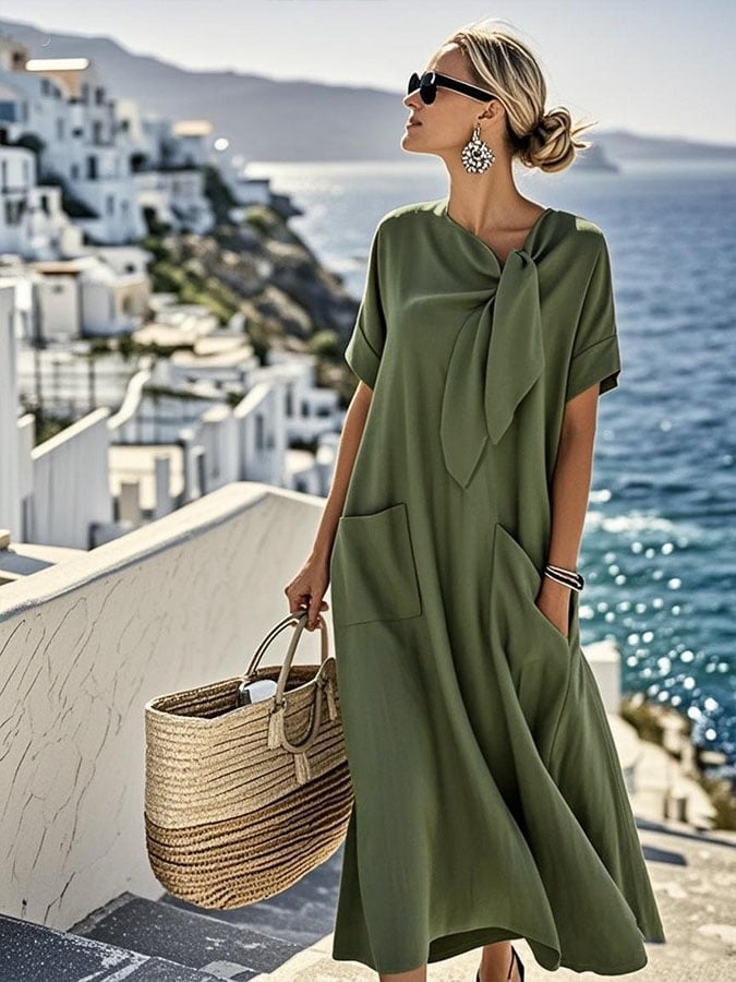 Alice | Relaxed Tie-Neck Summer Dress