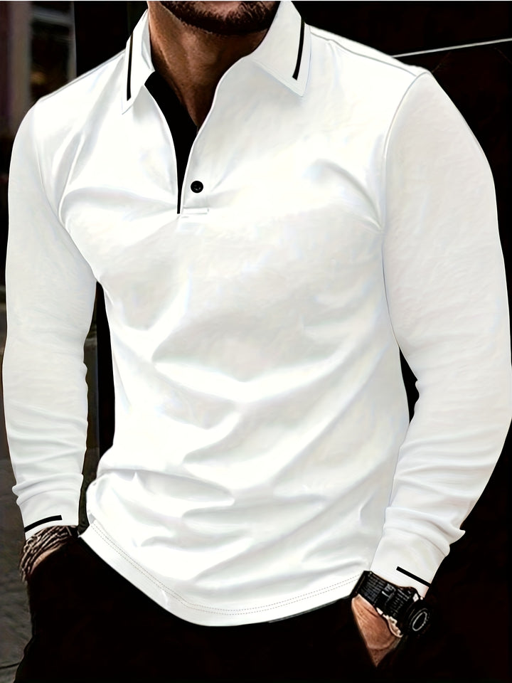 Russell | Refined Long-Sleeve Polo Shirt