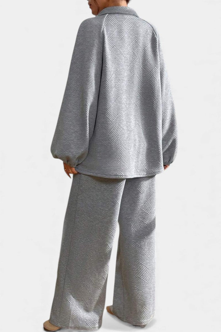 Brigitte | Relaxed Textured Two-Piece Set