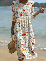 Poppy | Wildflower Midi Dress
