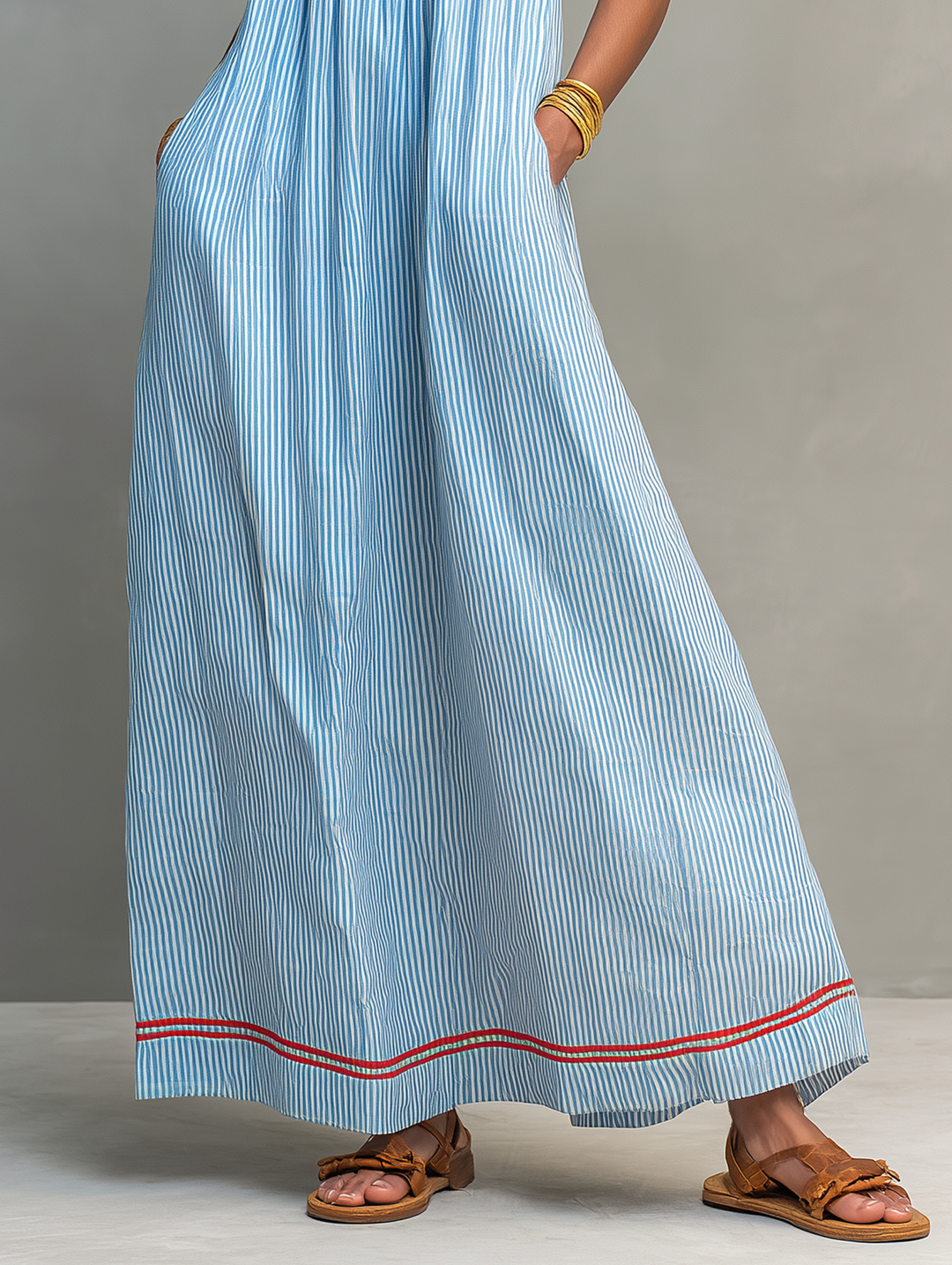 Elsa | Breezy Striped Maxi Dress