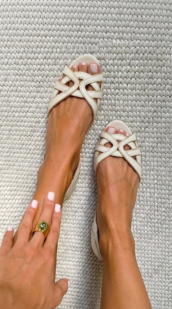 Josie | Interlaced Slingback Sandals