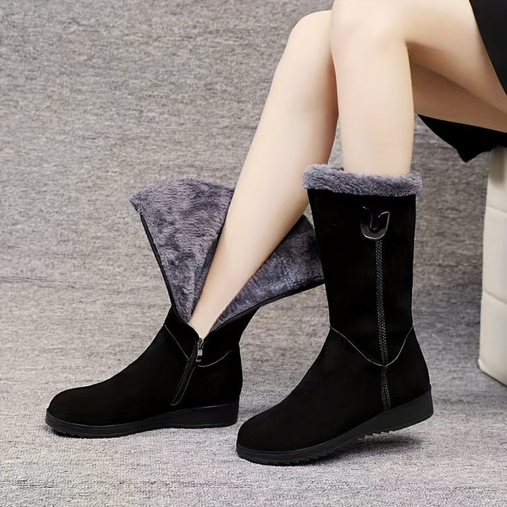 Rosetta | Cosy Fur-Trimmed Winter Boots