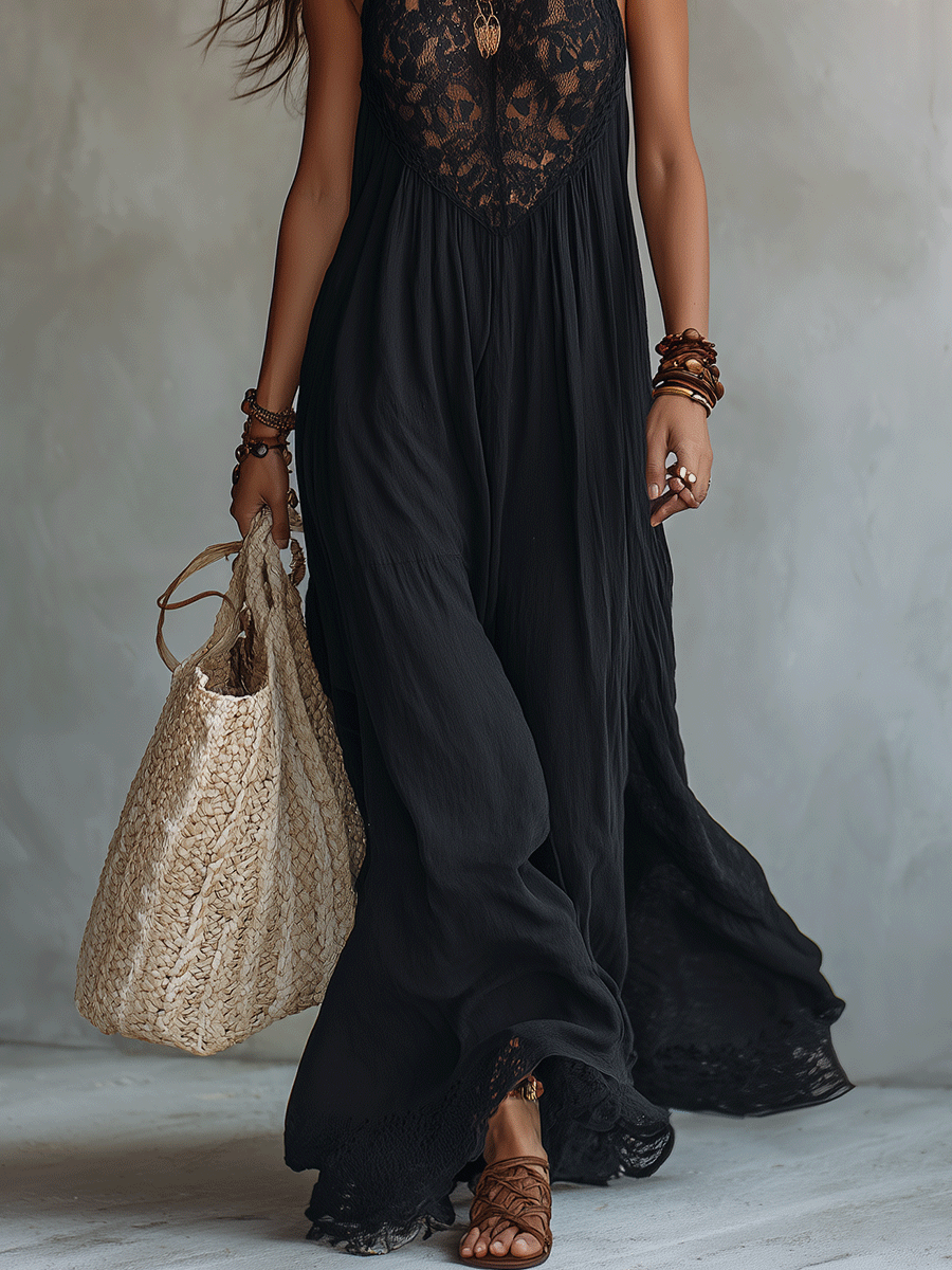 Esme | Bohemian Draped Maxi Dress