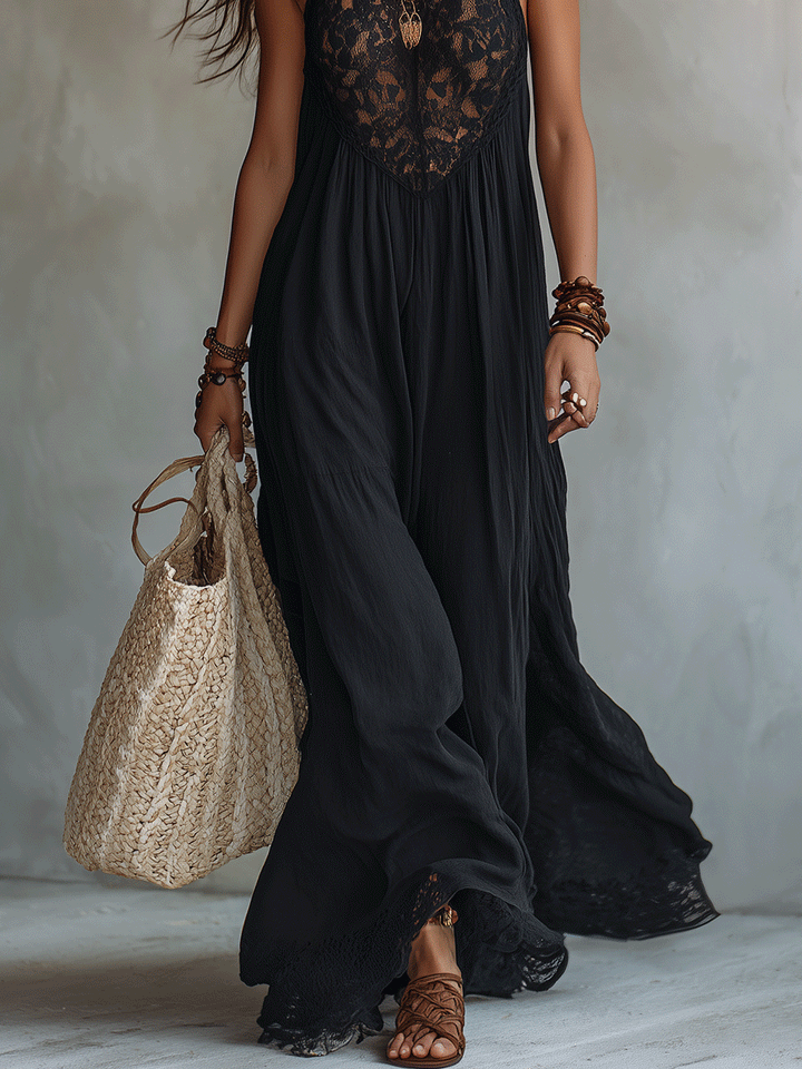 Esme | Bohemian Draped Maxi Dress