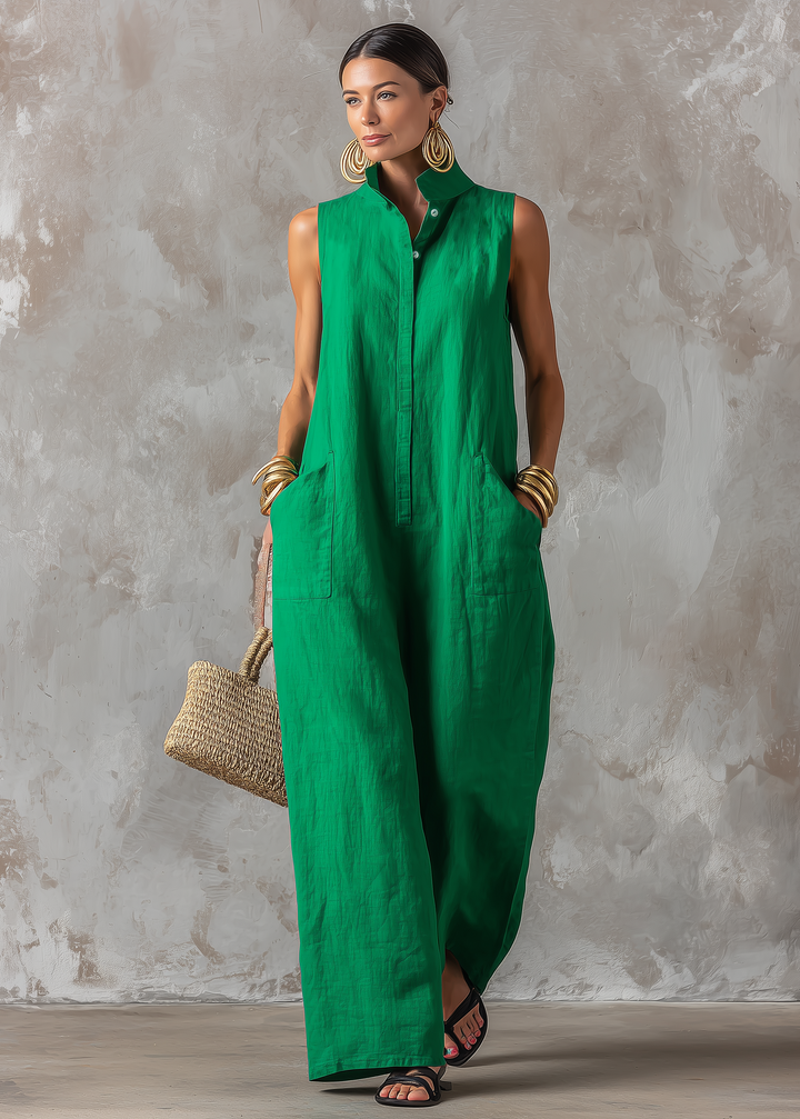 Marlowe | Sleeveless Wide-Leg Jumpsuit