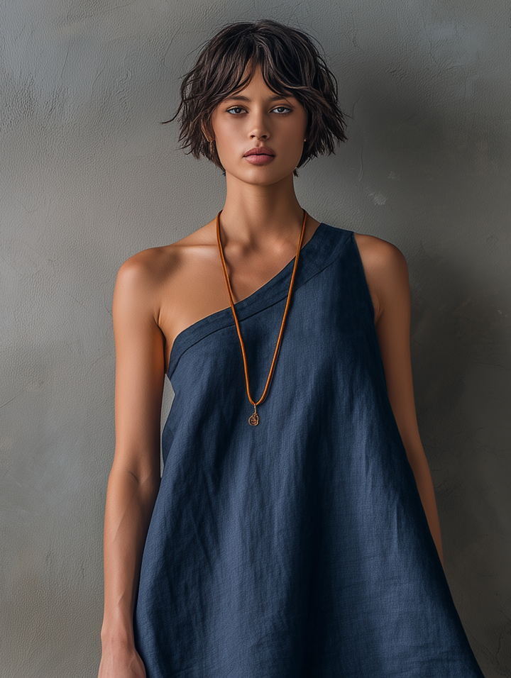 Leonie | One-Shoulder Summer Dress