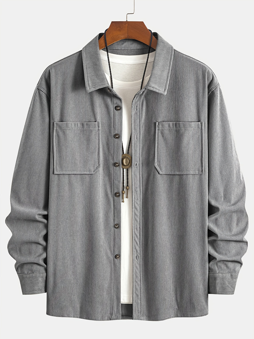 Dalton | Textured Ribbed Overshirt