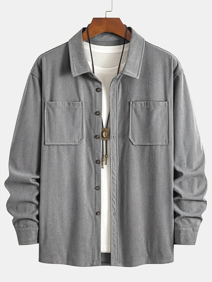 Dalton | Textured Ribbed Overshirt