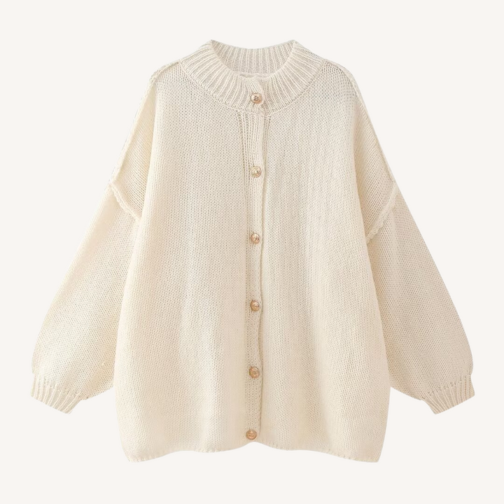 Lydia | Relaxed Button-Front Cardigan