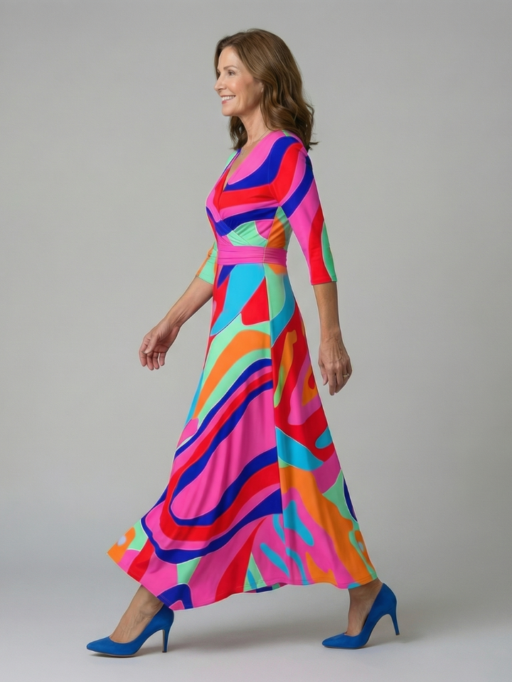 Susanne | Floral Wrap Maxi Dress