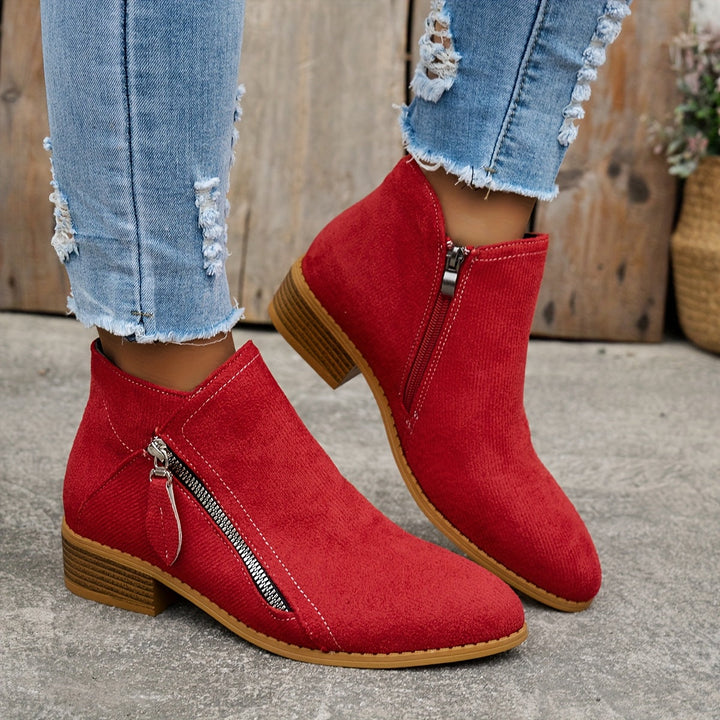 Adeline | Classic Side-Zip Ankle Boots
