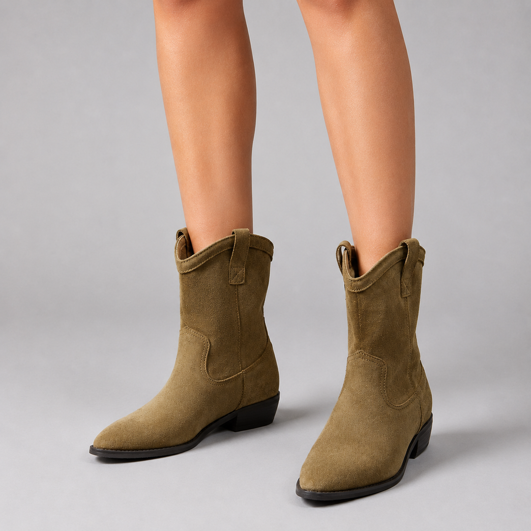 Darcy | Western Ankle Boots