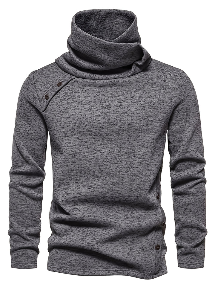 Spencer | Slouchy Collar Button-Up Sweater