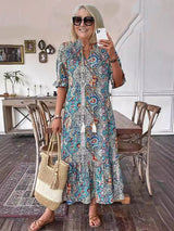 Prudence | Bohemian Flowing Maxi Dress